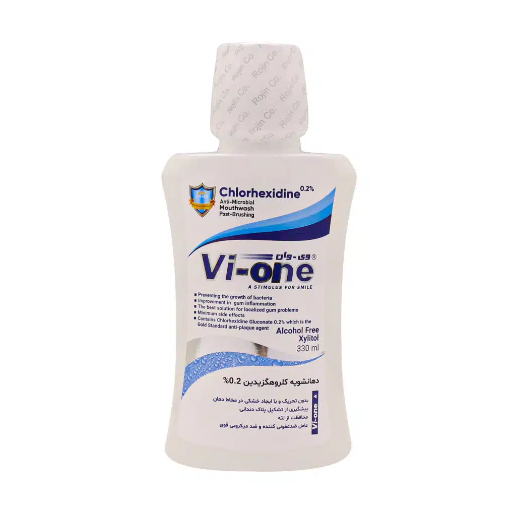 دهان شویه مدل Chlorhexidine وی وان 330 میلی لیتری