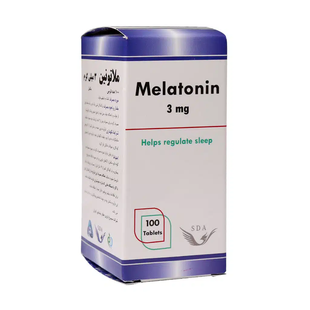 قرص ملاتونین 3 میلی گرمی سیمرغ دارو عطار 100 عددی