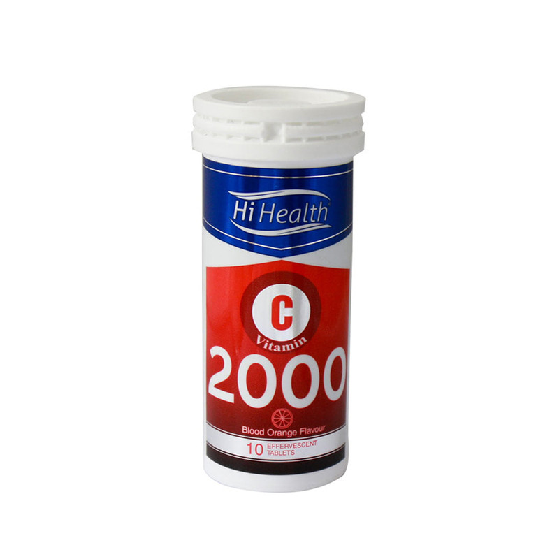 قرص جوشان ۲۰۰۰ میلی گرمی ویتامین C های هلث 10 عددی