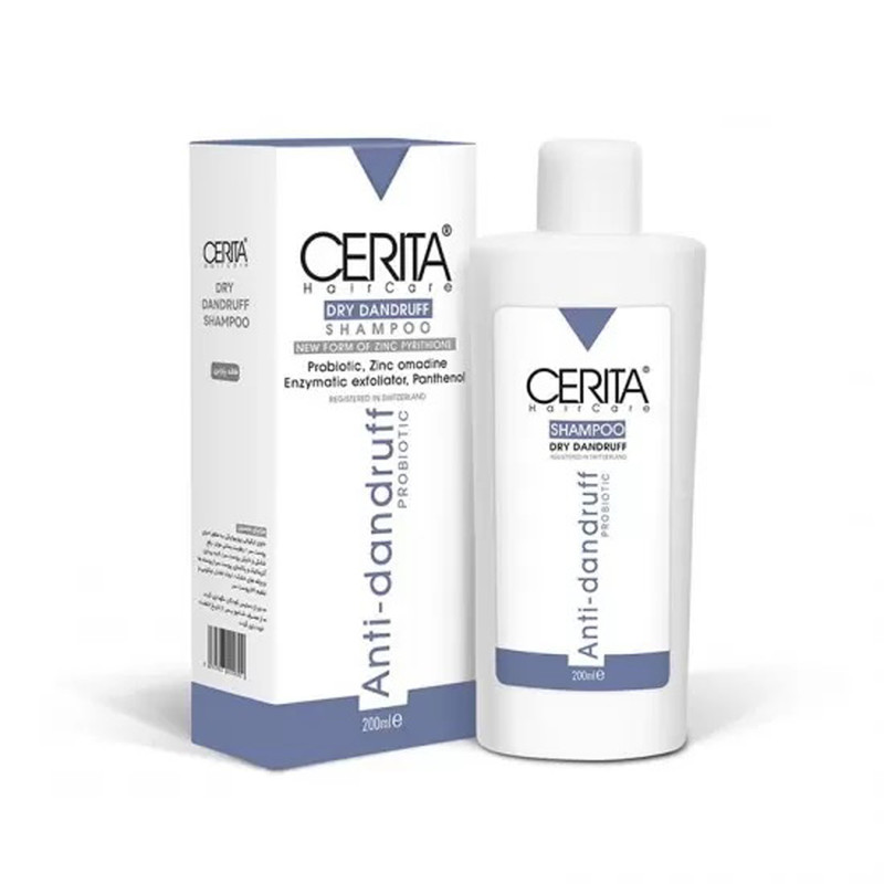شامپو ضد شوره موهای خشک سریتا 200 میلی لیتری