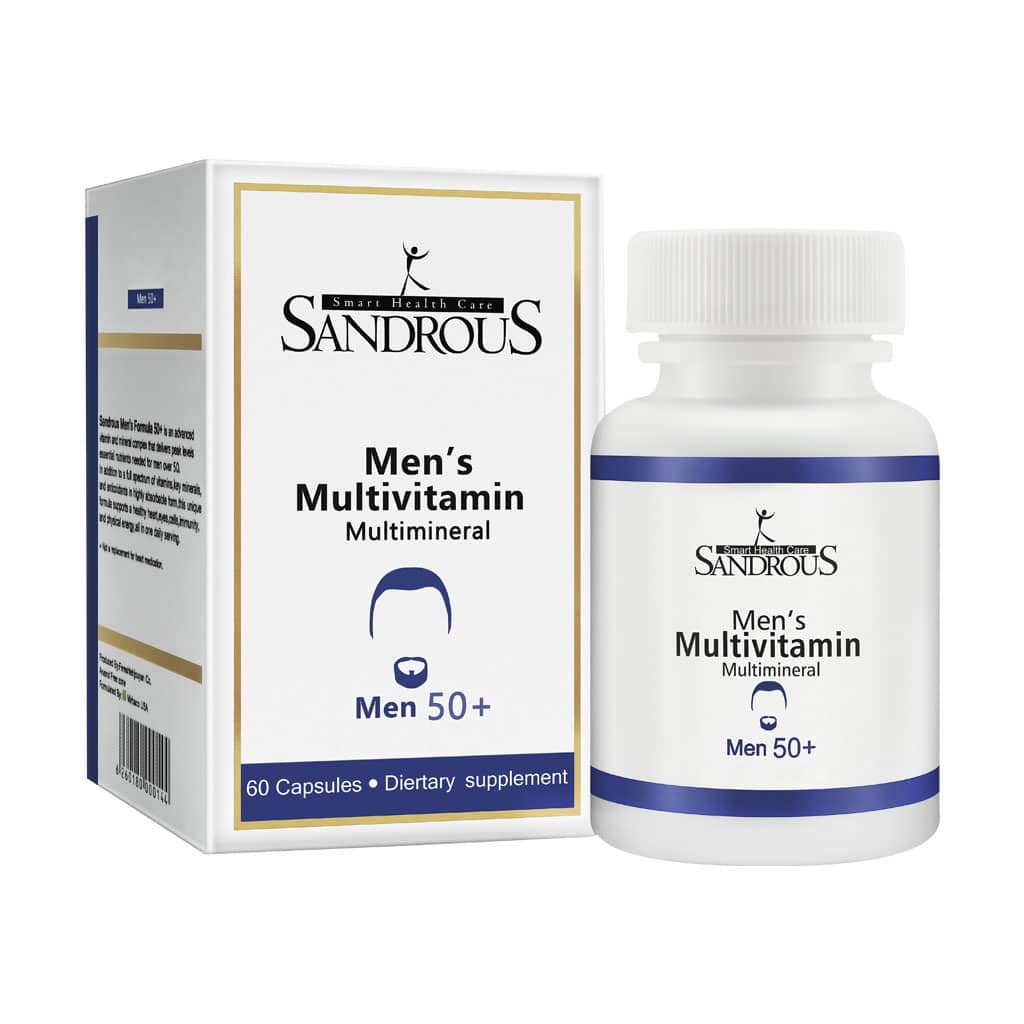 کپسول مولتی ویتامین مولتی مینرال آقایان +50 سندروس 60 عددی