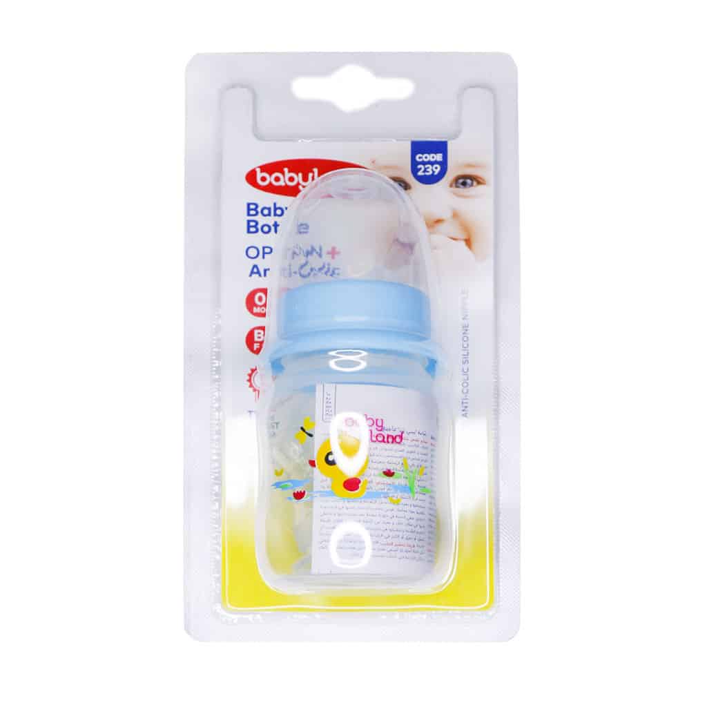 شیشه شیر کلاسیک فندقی بی بی لند 80 میلی لیتری کد 239