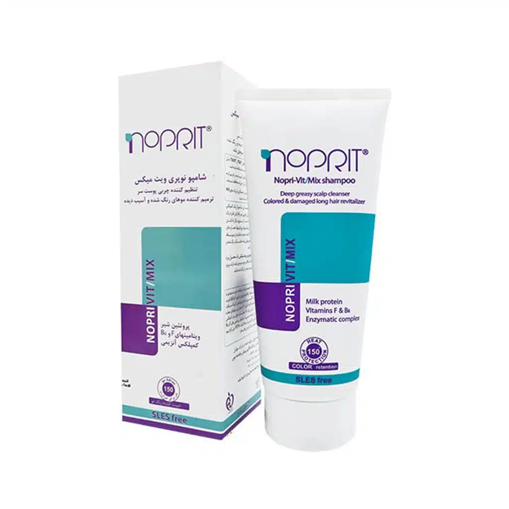 شامپو تنظیم کننده چربی مو نوپری ویت میکس نوپریت 200 میلی لیتری