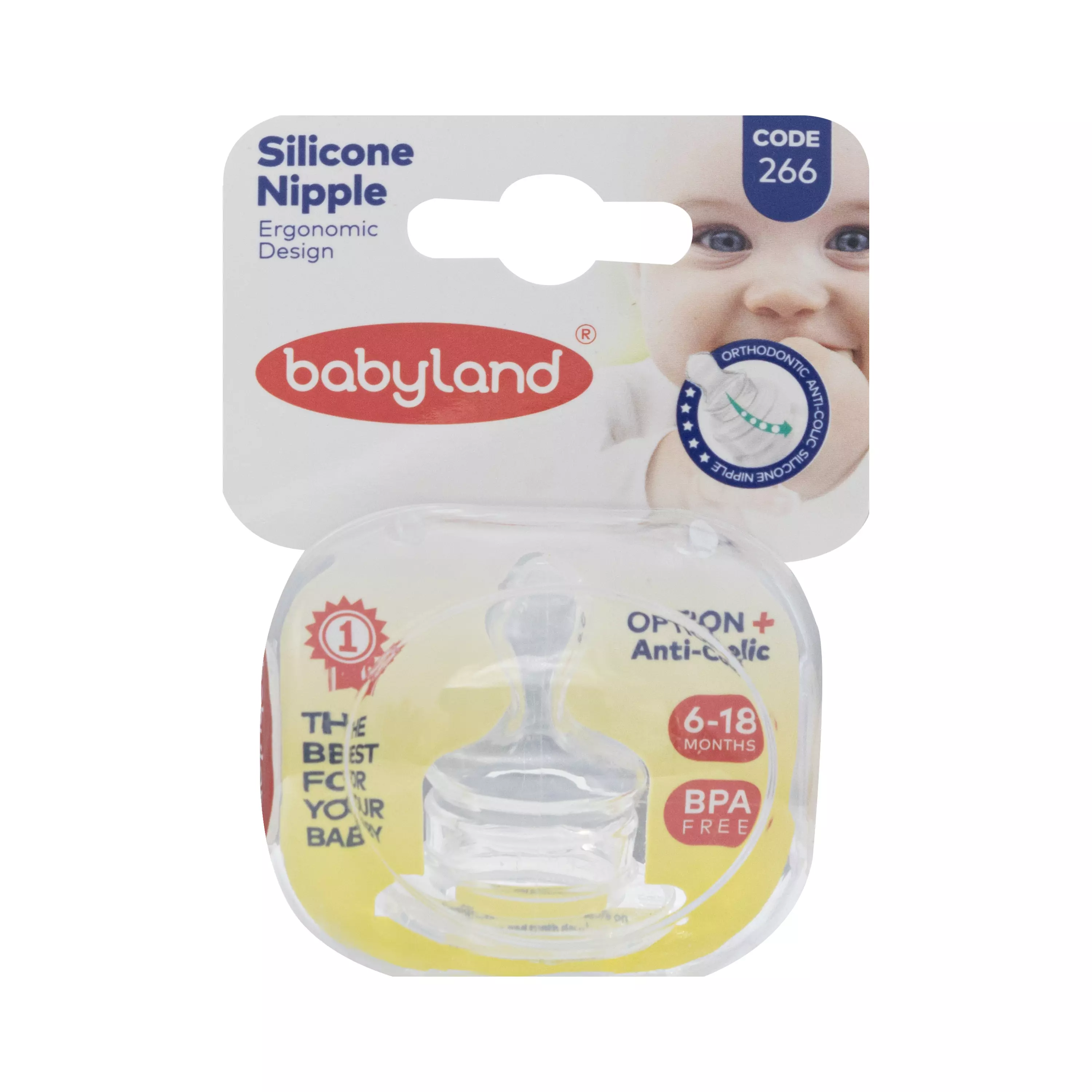 سر شیشه ارتودنسی قاب دار بی بی لند سایز 2 کد 266