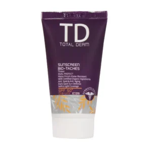کرم ضد آفتاب بژ طبیعی ضد لک SPF50 توتال درم 50 میلی لیتری شماره ۰۲