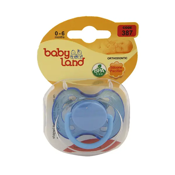 پستانک ارتودنسی النا شفاف بی بی لند سایز 1 کد 387