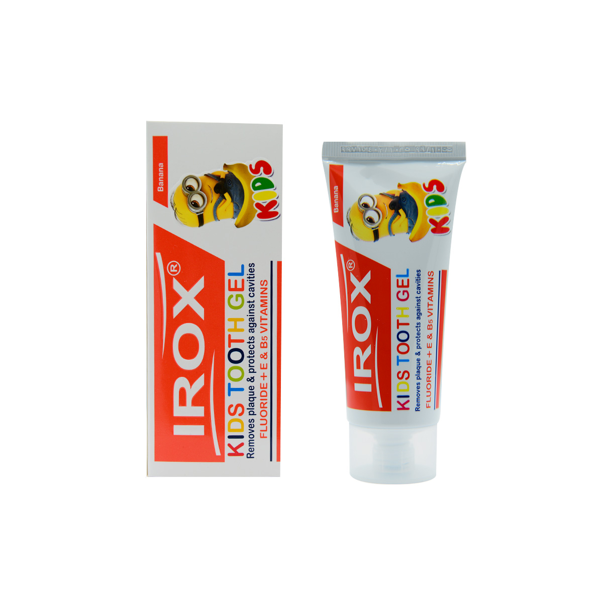 خمیر دندان ژله ای کودک موزی ایروکس 80 گرمی