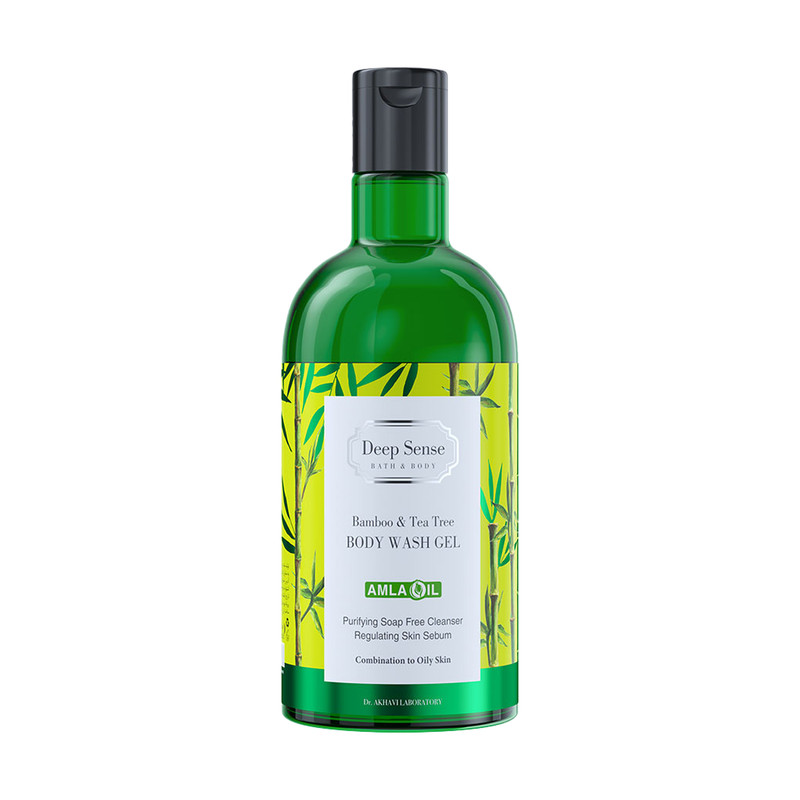 شامپو بدن با عصاره درخت چای و بامبو دیپ سنس 400 میلی لیتری