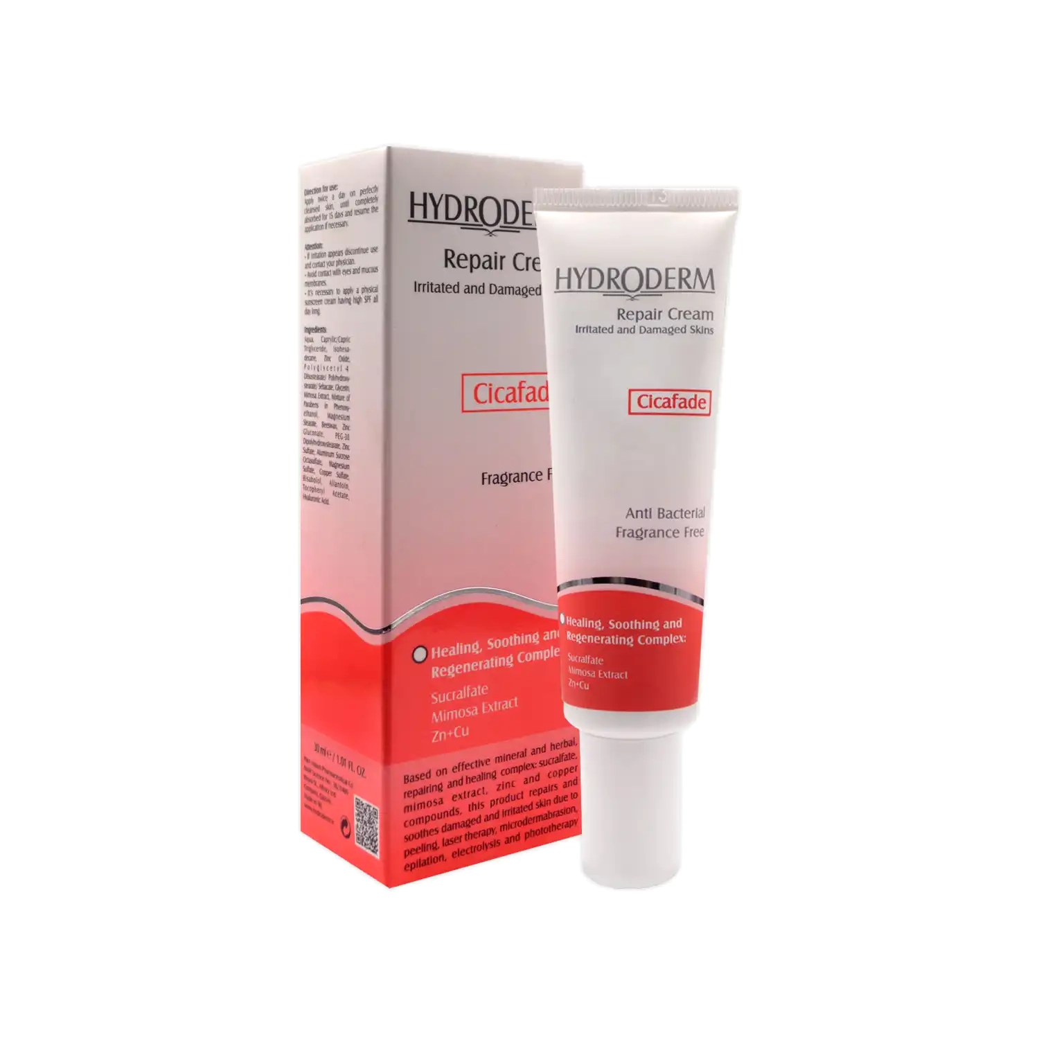 کرم بازسازی کننده و ترمیم کننده مدل Cicafade هیدرودرم 30 میلی لیتری