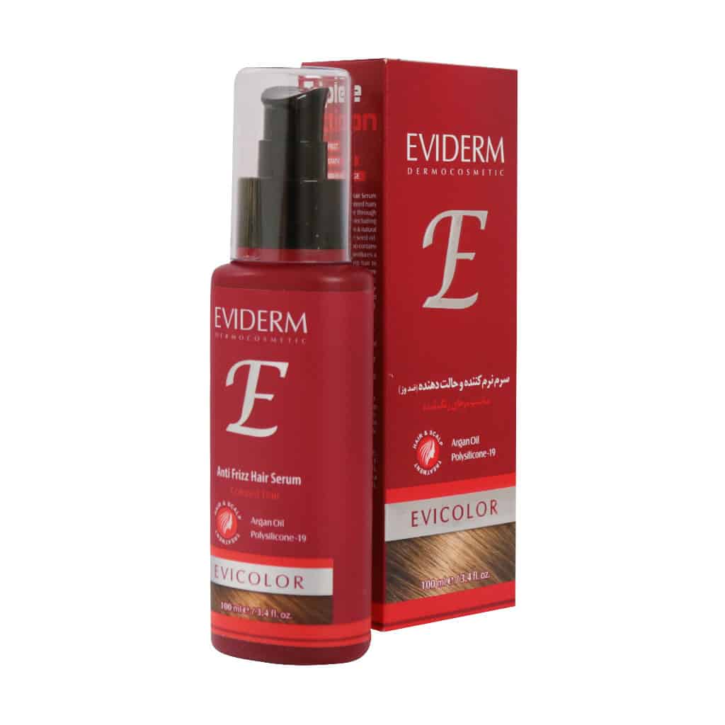 سرم آنتی فریز موی رنگ شده مدل Evicolor اویدرم 100 میلی لیتری