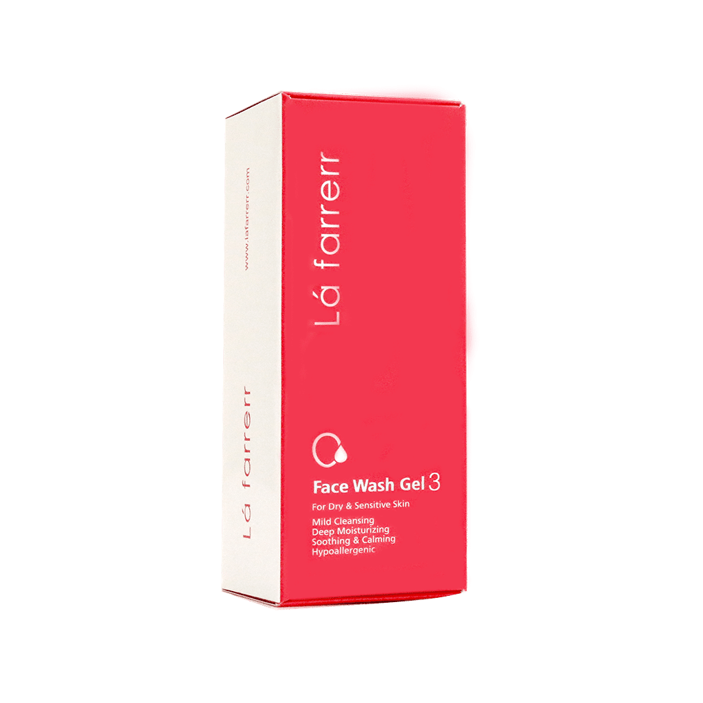 ژل شستشوی صورت پوست های خشک و حساس لافارر شماره 3