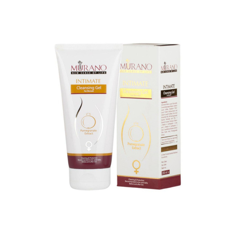 ژل بهداشتی بانوان عصاره انار مورانو 200 میلی لیتری