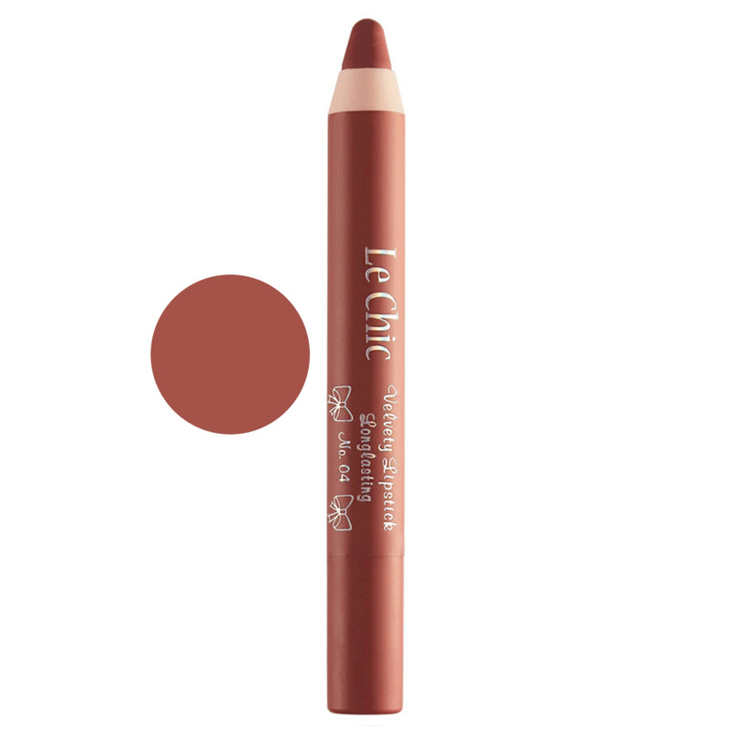 رژ لب مدادی مخملی لچیک شماره 04