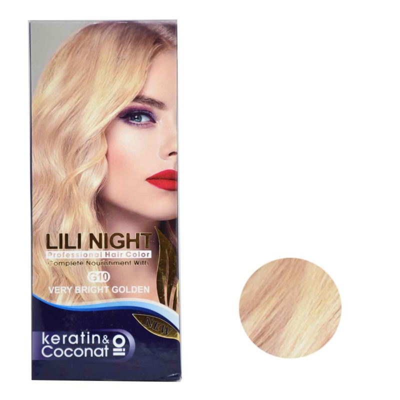 کیت رنگ موی بلوند طلایی بسیار روشن لی لی نایت شماره G10