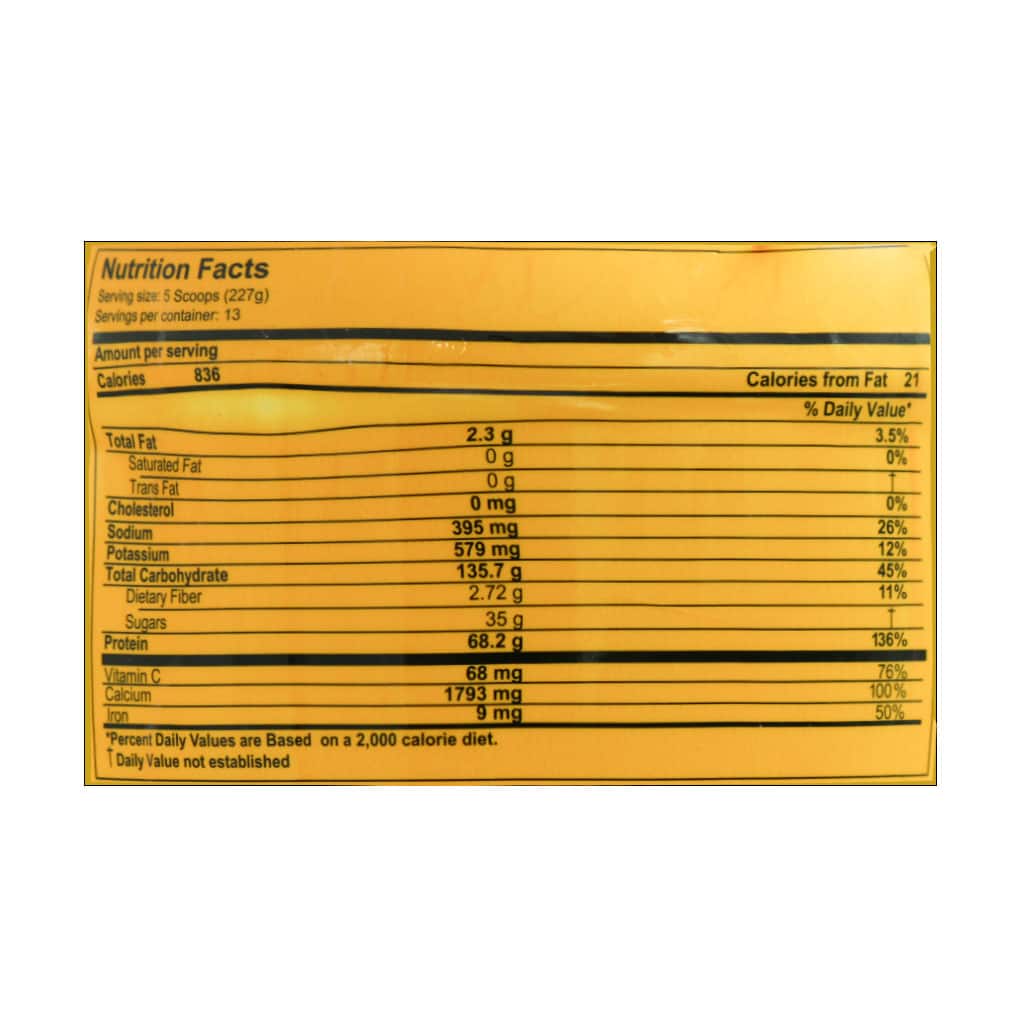 پودر مس ماسل وانیلی ژن استار 3000 گرمی