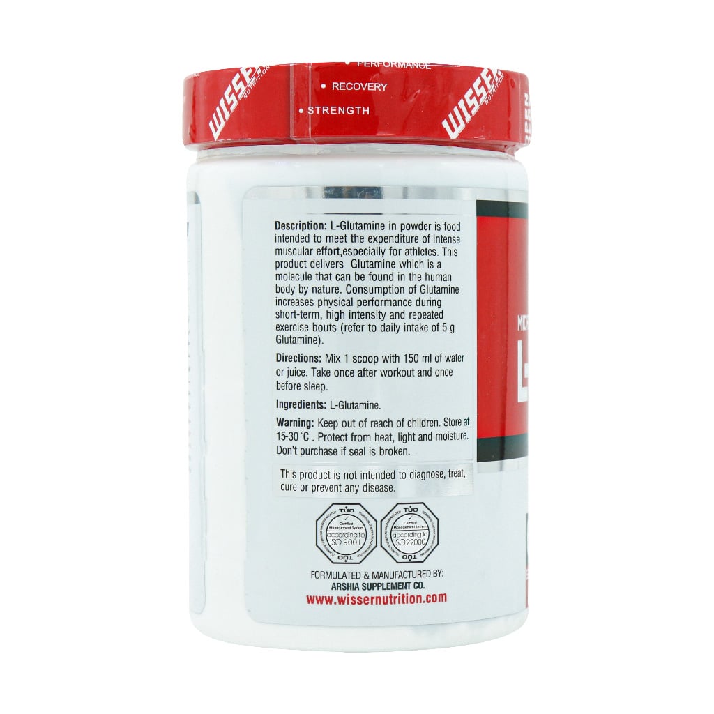 پودر ال گلوتامین ویثر نوتریشن 300 گرمی